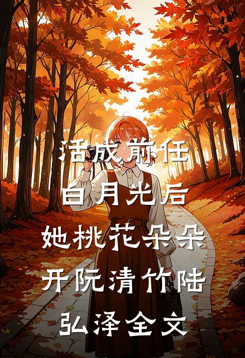 活成前任白月光后，她桃花朵朵开阮清竹陆弘泽全文