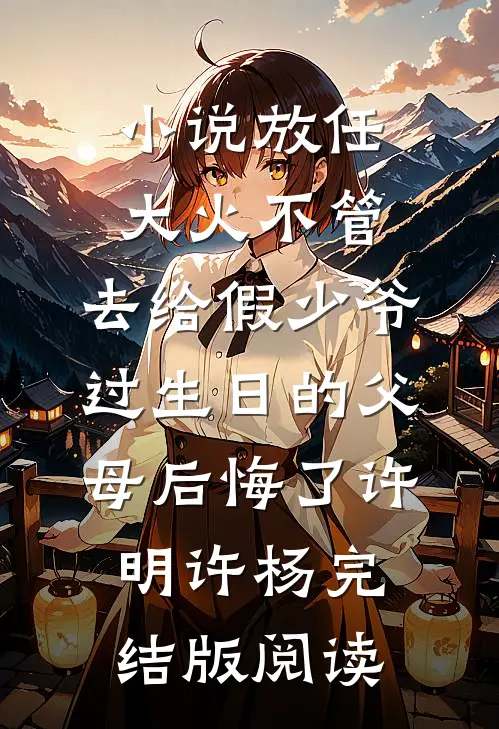 小说放任大火不管，去给假少爷过生日的父母后悔了许明许杨完结版阅读