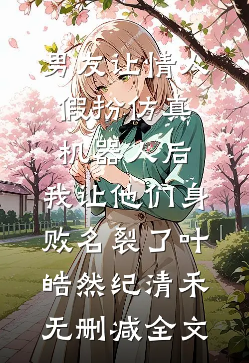 男友让情人假扮仿真机器人后，我让他们身败名裂了叶皓然纪清禾无删减全文