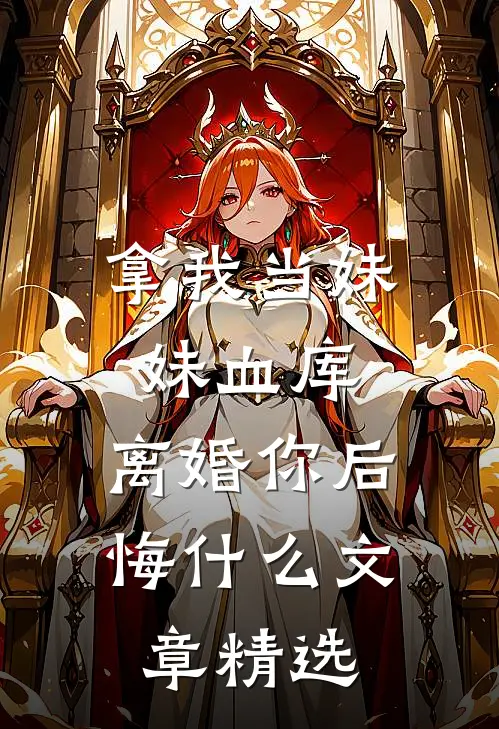拿我当妹妹血库，离婚你后悔什么文章精选