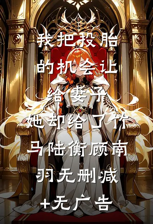 我把投胎的机会让给妻子，她却给了竹马陆衡顾南羽无删减+无广告