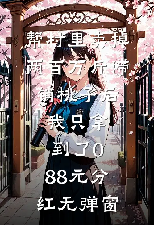 帮村里卖掉两百万斤滞销桃子后，我只拿到了0.88元分红无弹窗