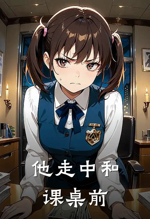 他走中和课桌前