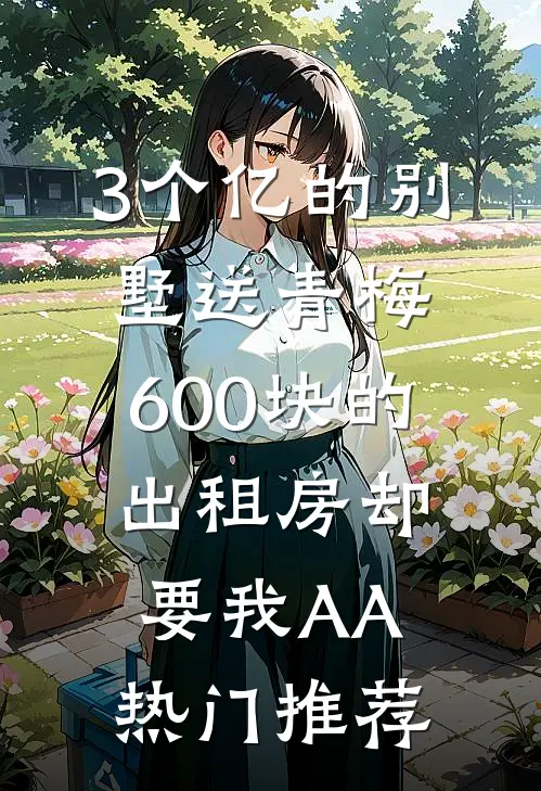 3个亿的别墅送青梅，600块的出租房却要我AA热门推荐