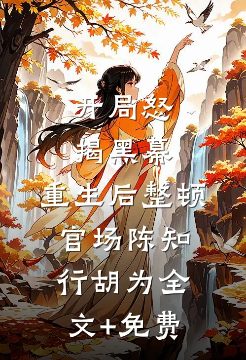 开局怒揭黑幕，重生后整顿官场陈知行胡为全文+免费