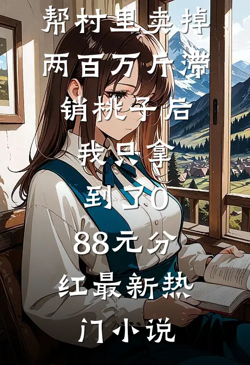 帮村里卖掉两百万斤滞销桃子后，我只拿到了0.88元分红最新热门小说
