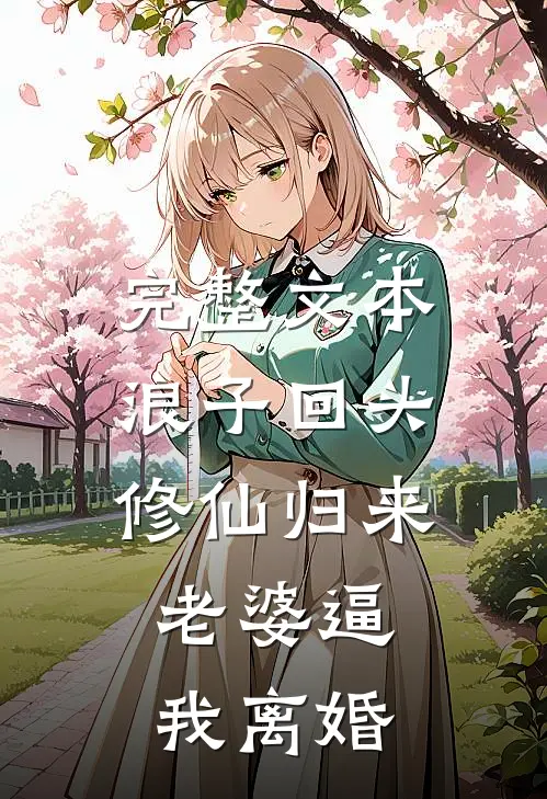 完整文本浪子回头：修仙归来，老婆逼我离婚