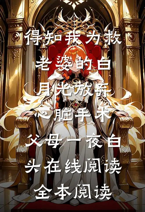 得知我为救老婆的白月光放弃心脏手术，父母一夜白头在线阅读全本阅读