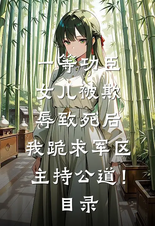 一等功臣女儿被欺辱致死后，我跪求军区主持公道！目录