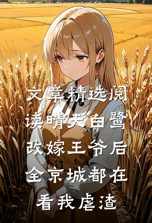 文章精选阅读晴天白鹭改嫁王爷后,全京城都在看我虐渣