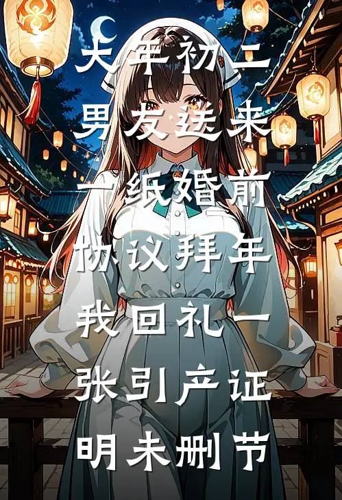 大年初二男友送来一纸婚前协议拜年，我回礼一张引产证明未删节