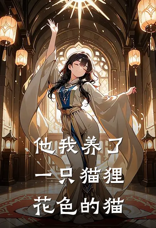 他我养了一只猫狸花色的猫