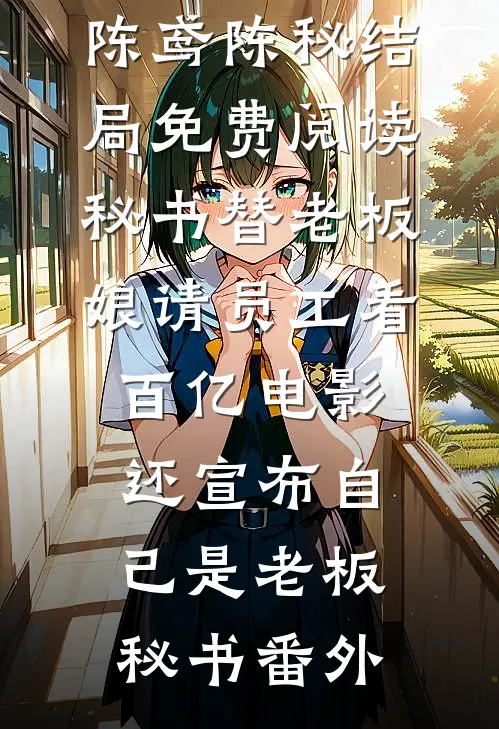 陈鸢陈秘结局免费阅读秘书替老板娘请员工看百亿电影，还宣布自己是老板秘书番外