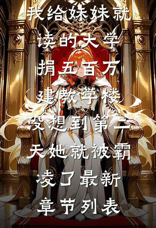 我给妹妹就读的大学捐五百万建教学楼，没想到第二天她就被霸凌了最新章节列表