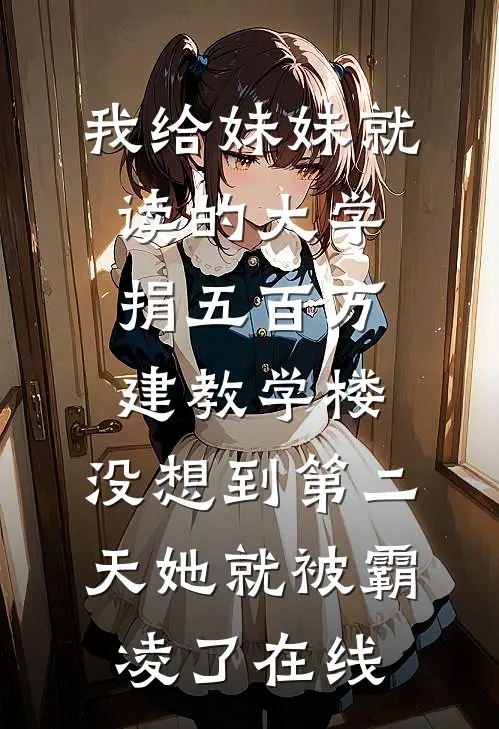 我给妹妹就读的大学捐五百万建教学楼，没想到第二天她就被霸凌了在线
