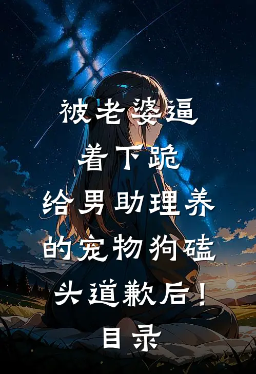 被老婆逼着下跪，给男助理养的宠物狗磕头道歉后！目录