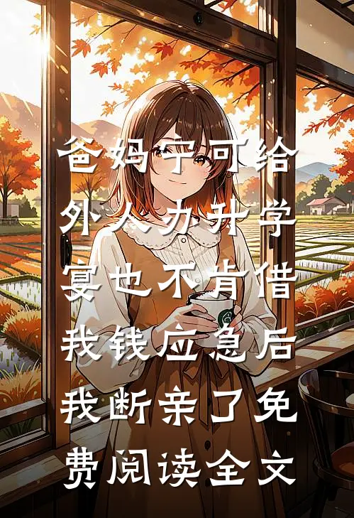 爸妈宁可给外人办升学宴也不肯借我钱应急后，我断亲了免费阅读全文