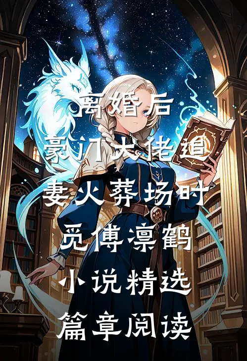 离婚后,豪门大佬追妻火葬场时觅傅凛鹤小说精选篇章阅读