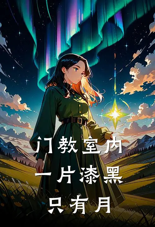 门教室内一片漆黑只有月