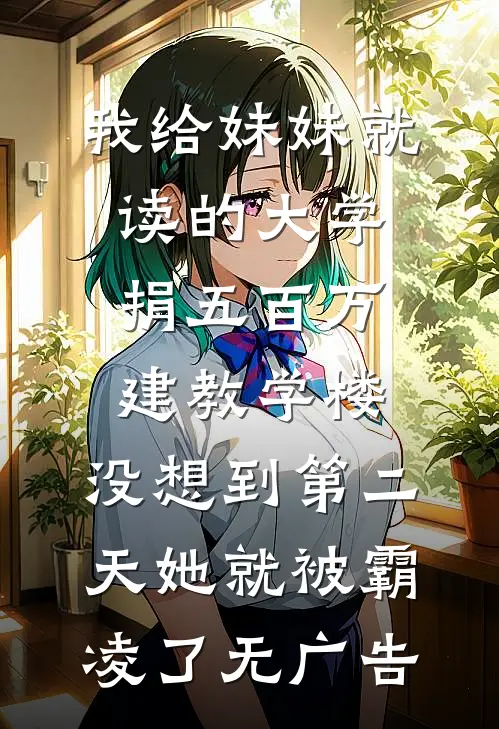 我给妹妹就读的大学捐五百万建教学楼，没想到第二天她就被霸凌了无广告