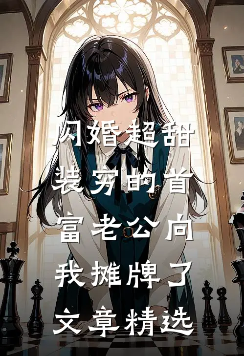 闪婚超甜：装穷的首富老公向我摊牌了文章精选
