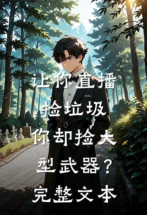 让你直播捡垃圾，你却捡大型武器？完整文本