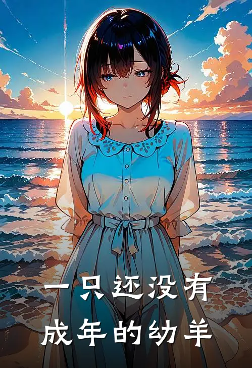 一只还没有成年的幼羊