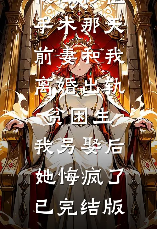 我做移植手术那天，前妻和我离婚出轨贫困生，我另娶后她悔疯了已完结版