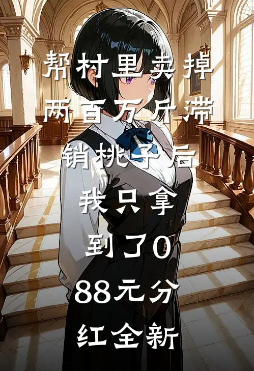 帮村里卖掉两百万斤滞销桃子后，我只拿到了0.88元分红全新
