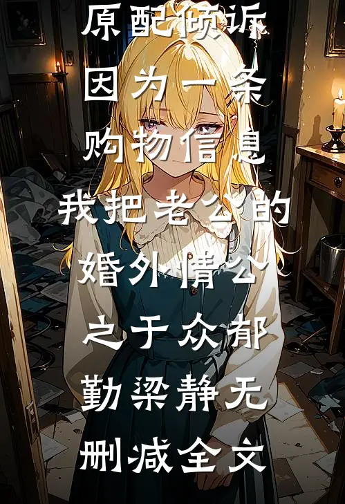 原配倾诉：因为一条购物信息，我把老公的婚外情公之于众郁勤梁静无删减全文