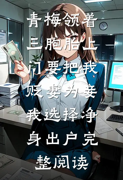 青梅领着三胞胎上门要把我贬妻为妾，我选择净身出户完整阅读