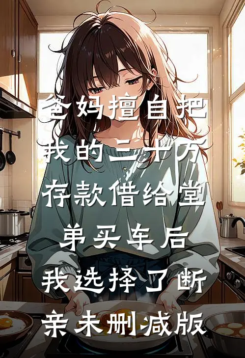 爸妈擅自把我的三十万存款借给堂弟买车后，我选择了断亲未删减版