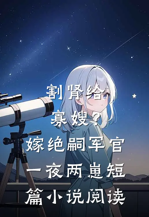 割肾给寡嫂？嫁绝嗣军官一夜两崽短篇小说阅读