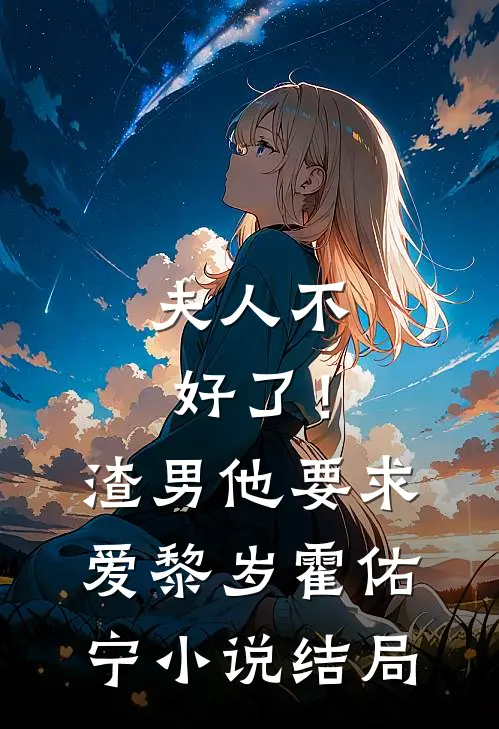 夫人不好了！渣男他要求爱黎岁霍佑宁小说结局