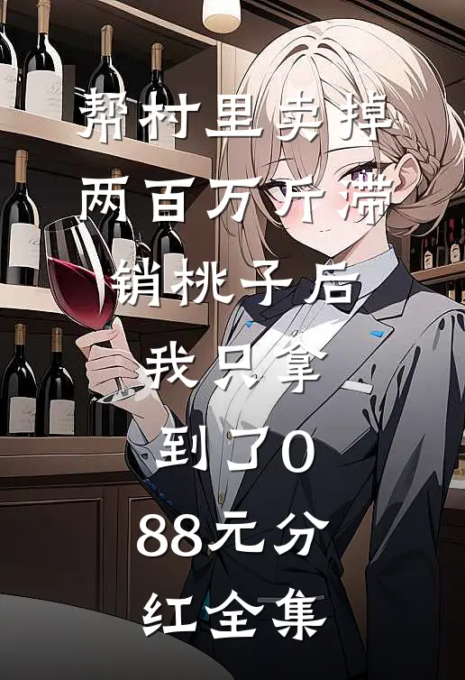 帮村里卖掉两百万斤滞销桃子后，我只拿到了0.88元分红全集