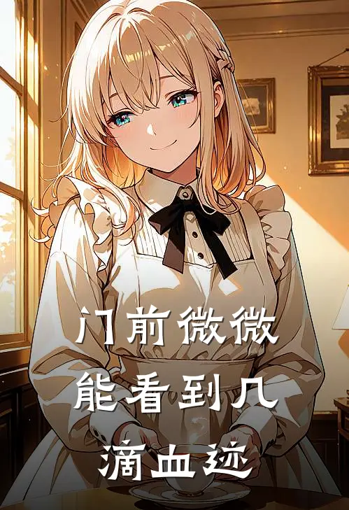 门前微微能看到几滴血迹