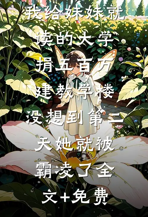 我给妹妹就读的大学捐五百万建教学楼，没想到第二天她就被霸凌了全文+免费