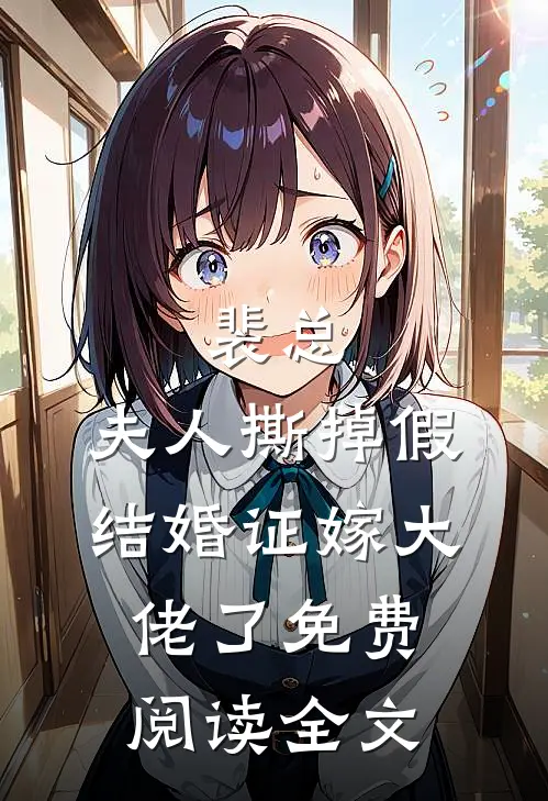 裴总，夫人撕掉假结婚证嫁大佬了免费阅读全文