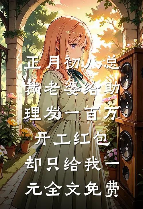 正月初八总裁老婆给助理发一百万开工红包，却只给我一元全文免费