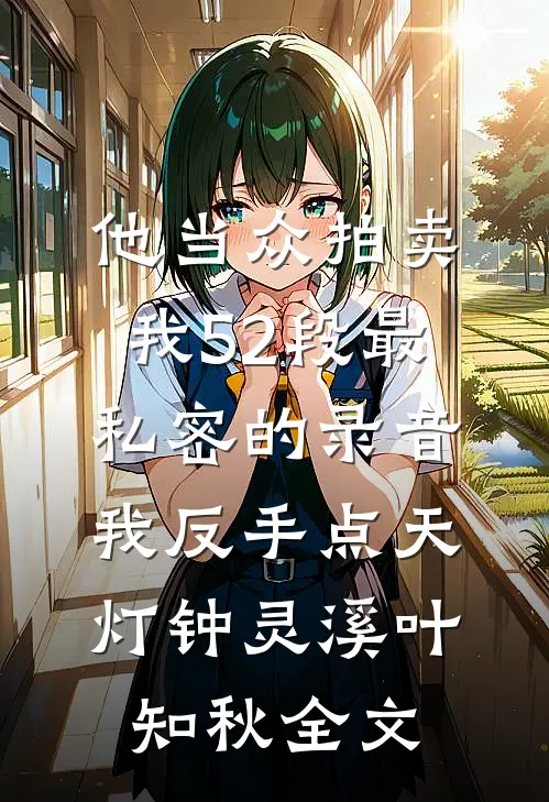 他当众拍卖我52段最私密的录音，我反手点天灯钟灵溪叶知秋全文
