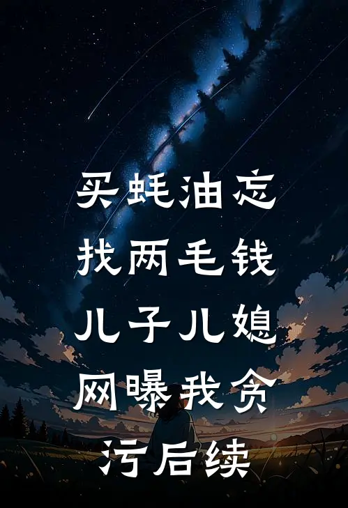 买蚝油忘找两毛钱，儿子儿媳网曝我贪污后续