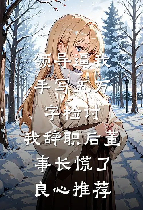 领导逼我手写五万字检讨，我辞职后董事长慌了良心推荐