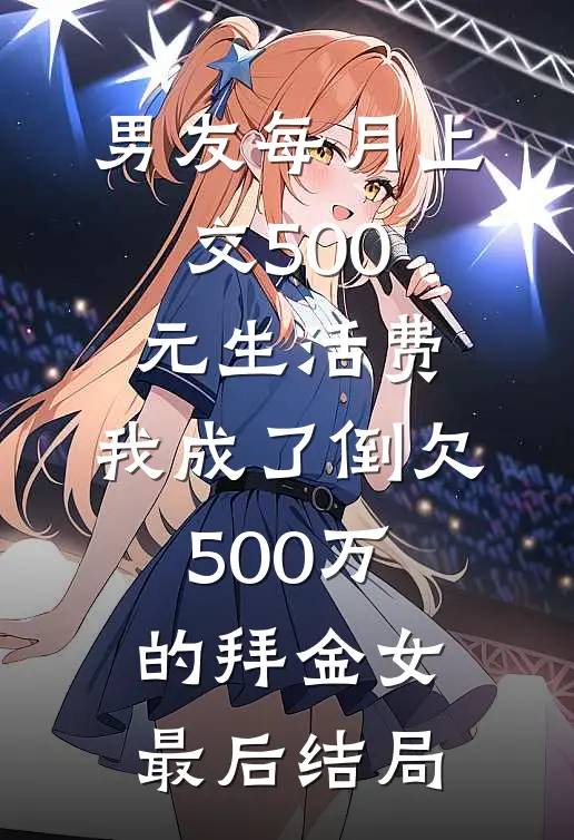男友每月上交500元生活费，我成了倒欠500万的拜金女最后结局