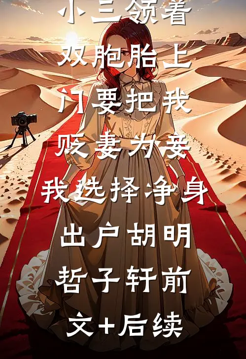 小三领着双胞胎上门要把我贬妻为妾，我选择净身出户胡明哲子轩前文+后续