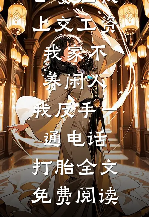 公婆让我上交工资：我家不养闲人，我反手一通电话：打胎全文免费阅读