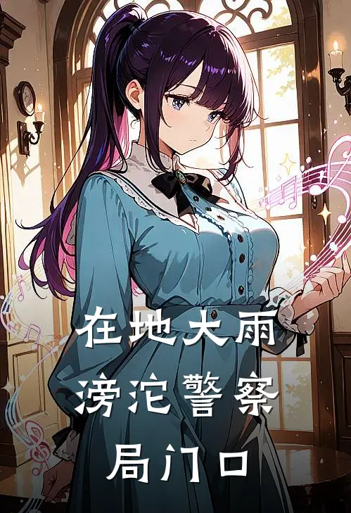 在地大雨滂沱警察局门口