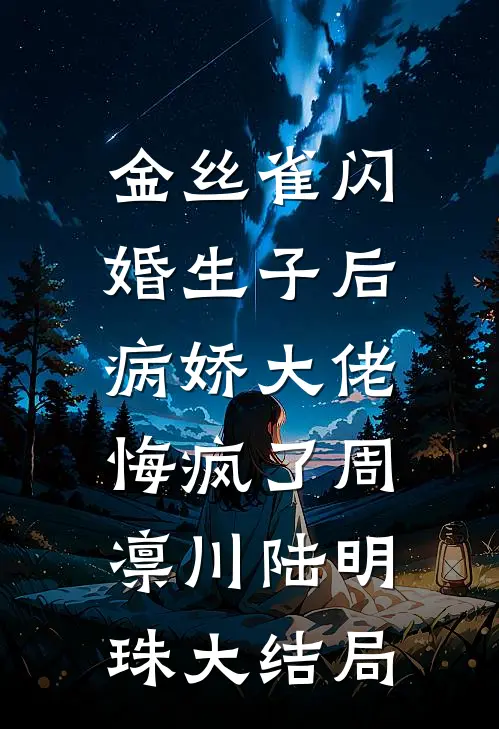 金丝雀闪婚生子后，病娇大佬悔疯了周凛川陆明珠大结局