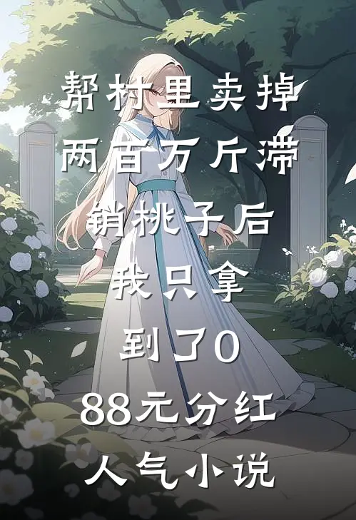 帮村里卖掉两百万斤滞销桃子后，我只拿到了0.88元分红人气小说