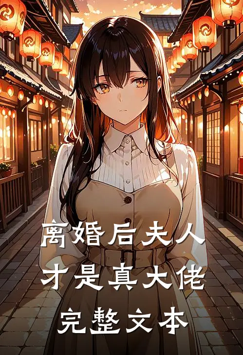 离婚后夫人才是真大佬完整文本