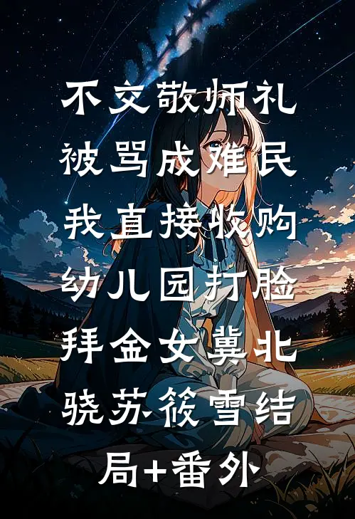 不交敬师礼被骂成难民，我直接收购幼儿园打脸拜金女冀北骁苏筱雪结局+番外
